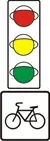 Traffic light for cyclists