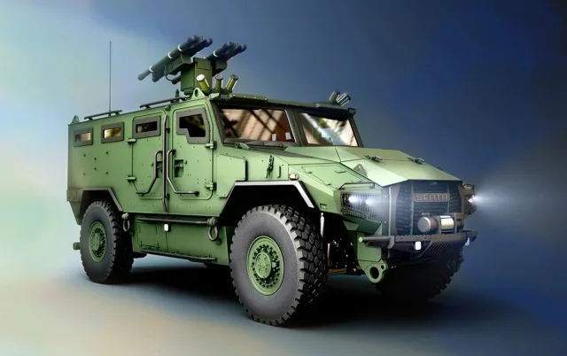 Новий повнопривідний бронемобіль SCATA Mk1 представлено уц Фінляндії