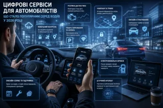 Цифрові сервіси для автомобілістів: що стало популярним серед водіїв у 2026 році
